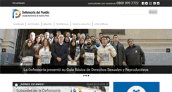 Desktop Screenshot of defensoria.org.ar